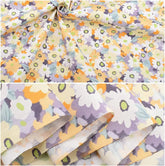 CraftsFabrics 7 Stück/Los Gelbe Serie Quilting Patchwork Stoff Fat Quarter Bundles Baumwollstoff für DIY Herstellung von Zubehör